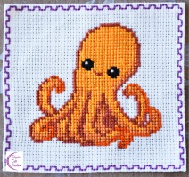 Octopus cross-stitch +°+ Point de croix poulpe
